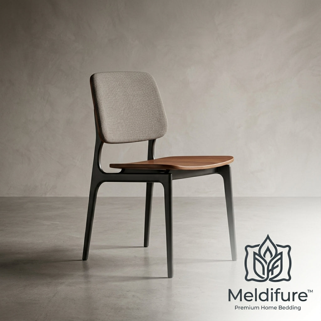 Meldifure™ Modern Walnut Dining Chair