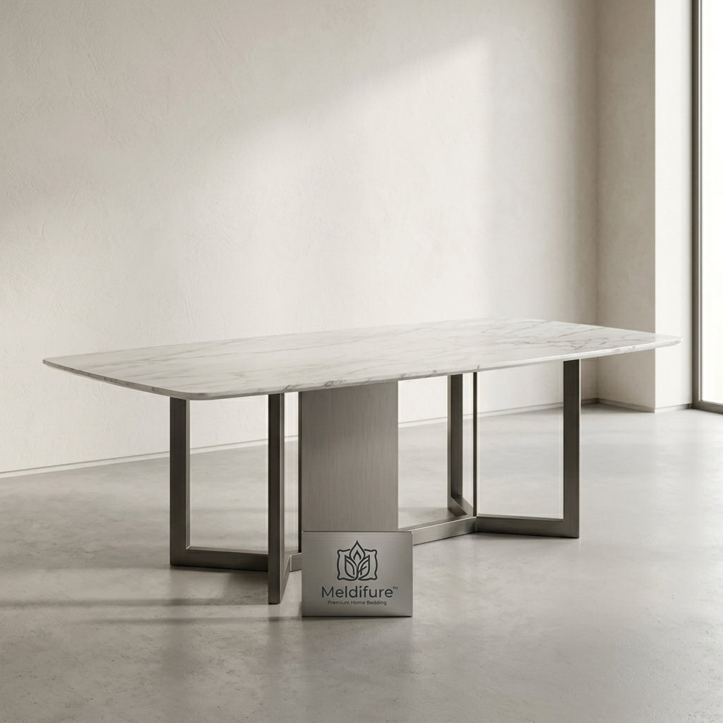 Meldifure™ Luxe Marble Dining Table